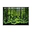 Aquarium Hintergrund Poster Forest - PVC Selbstklebend