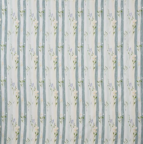 Image of NHD HOME Pure Cotton 220 tc Flat Single Bedsheets for Summer Breathable | Wrinklefree | Super Soft (Size-60 X 90 Inch) with 1 Pillow Covers (Size-17 X 27 Inches, Sage Stripe