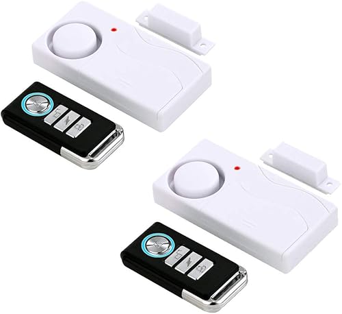 HENDUN Alarma de puerta inalámbrica con control remoto alarmas abiertas de ventanas sensor de seguridad para el hogar alarma de piscina para