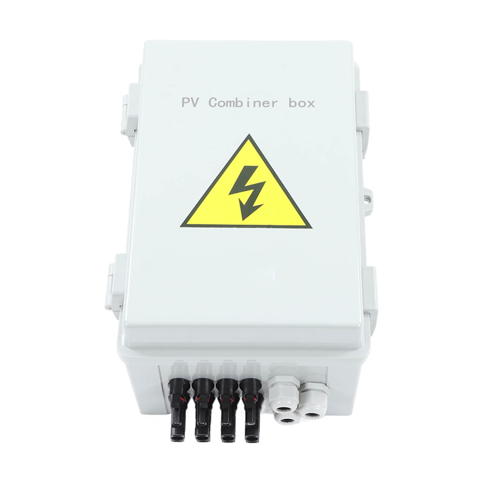 Cocoarm 4-żyłowa Skrzynka Przyłączeniowa PV, Poliwęglanowa Skrzynka Przyłączeniowa ABS DC1000V 63A IP67 z Odgromnikiem 40KA, 4 Wejścia 1 Wyjście dla Pojazdów Kempingowych Poza Siecią i Podłączonych
