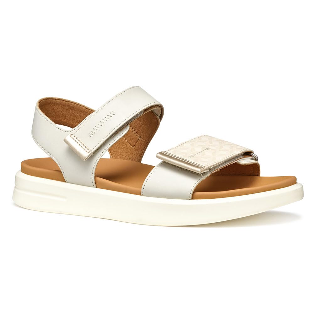 Geox Women's D XAND 2S E Sandal, Lt Sand, 7.5 UK