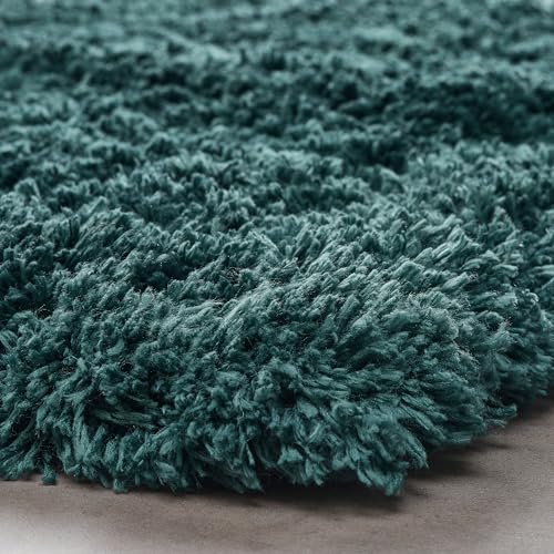Tapis de bain ALMTJÄRN de qualité supérieure gris-turquoise de 60x90 cm