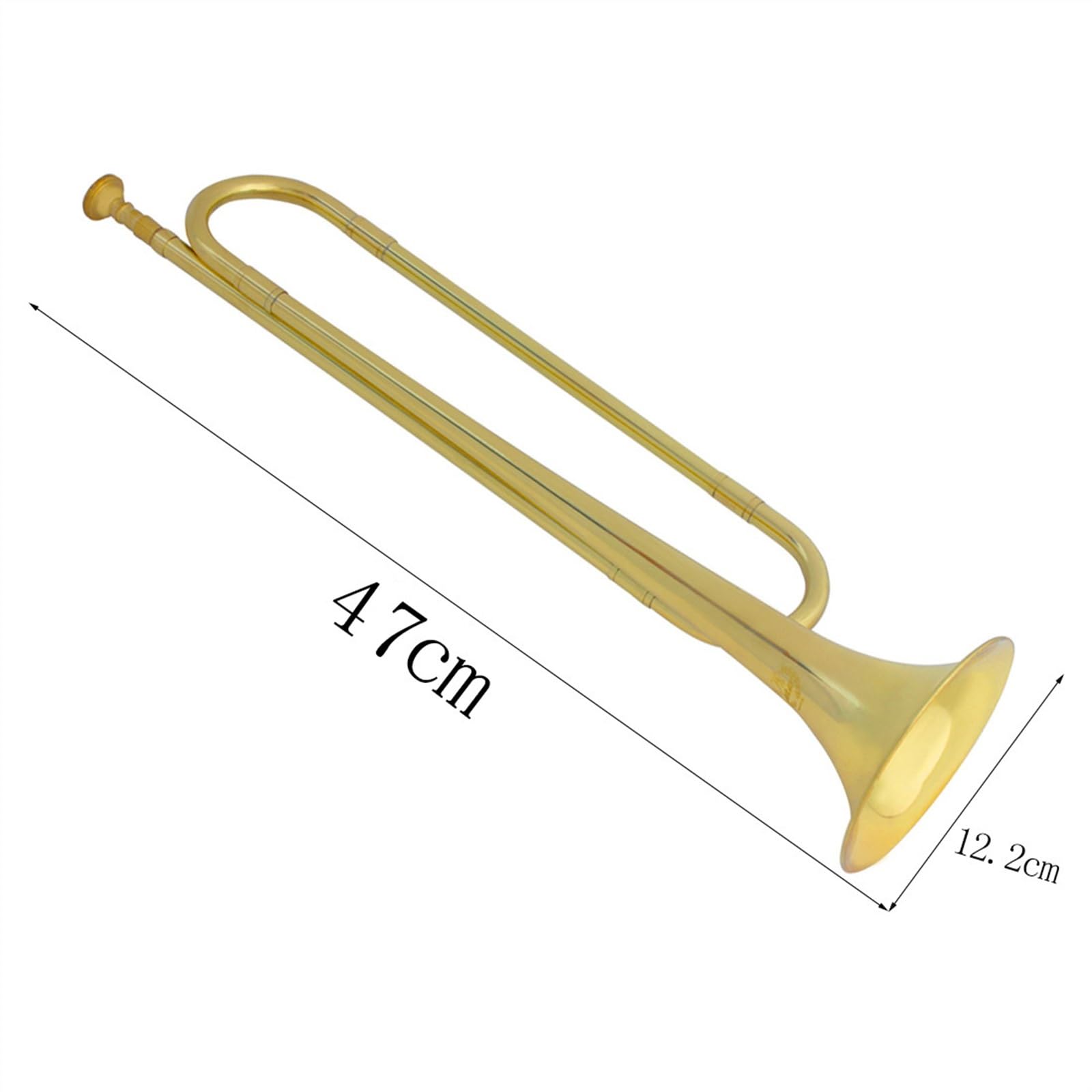 Lack Gold B Messing Trompete Blasinstrument Messing(Color:Gold)