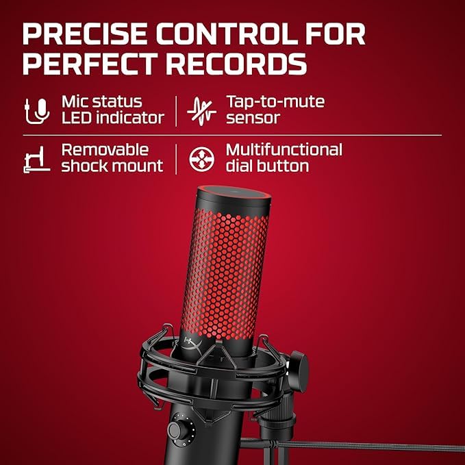 Amazon.co.jp: HyperX QuadCast 2 コンデンサーマイク USBマイク