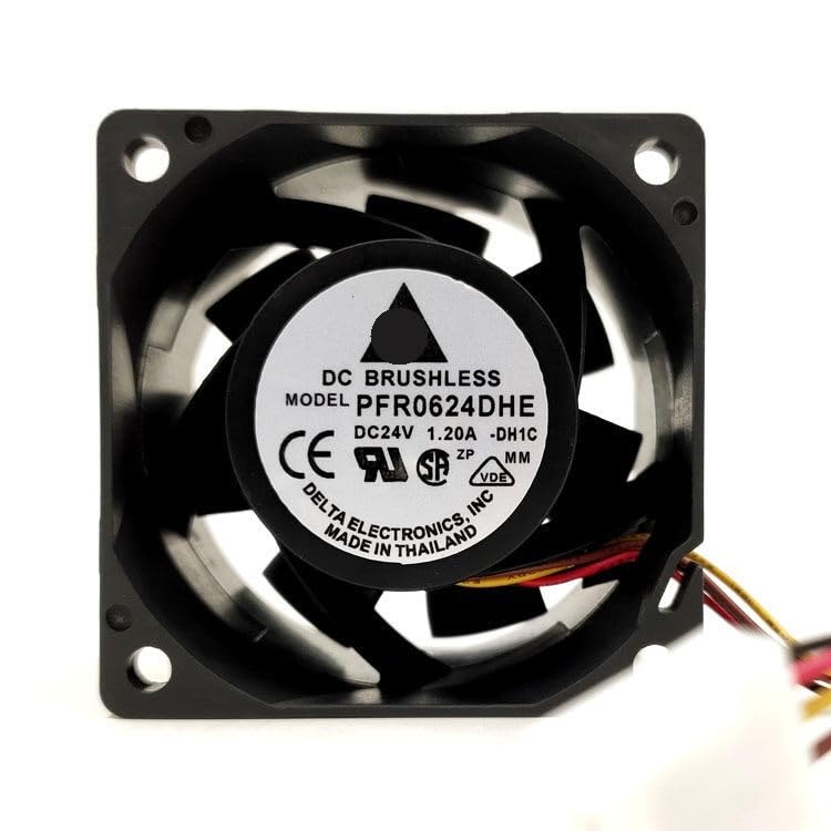 PFR0624DHE 24V DC 1.20A 60x60x38mm High Airflow Fan 6CM for Inverters & Graphics Cards(3 Lines)