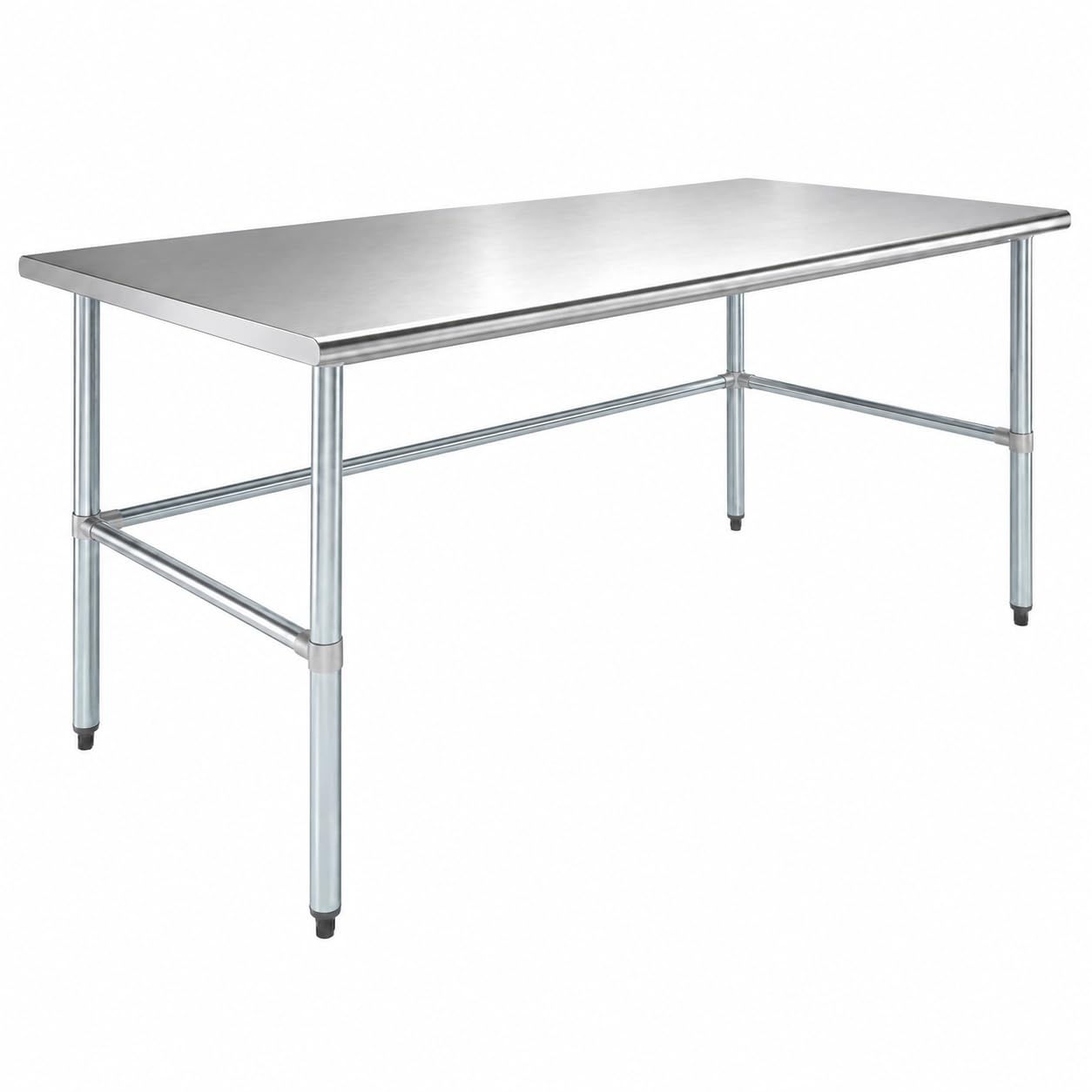 AmGood Stainless Steel Work Table | Metal Utility Table (72" Long x 36" Deep)