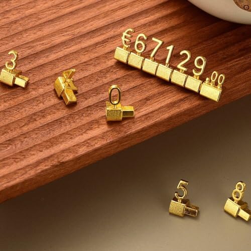 Etiqueta de precio cubo contador ajustable 3D para comercio minorista y estantes 3