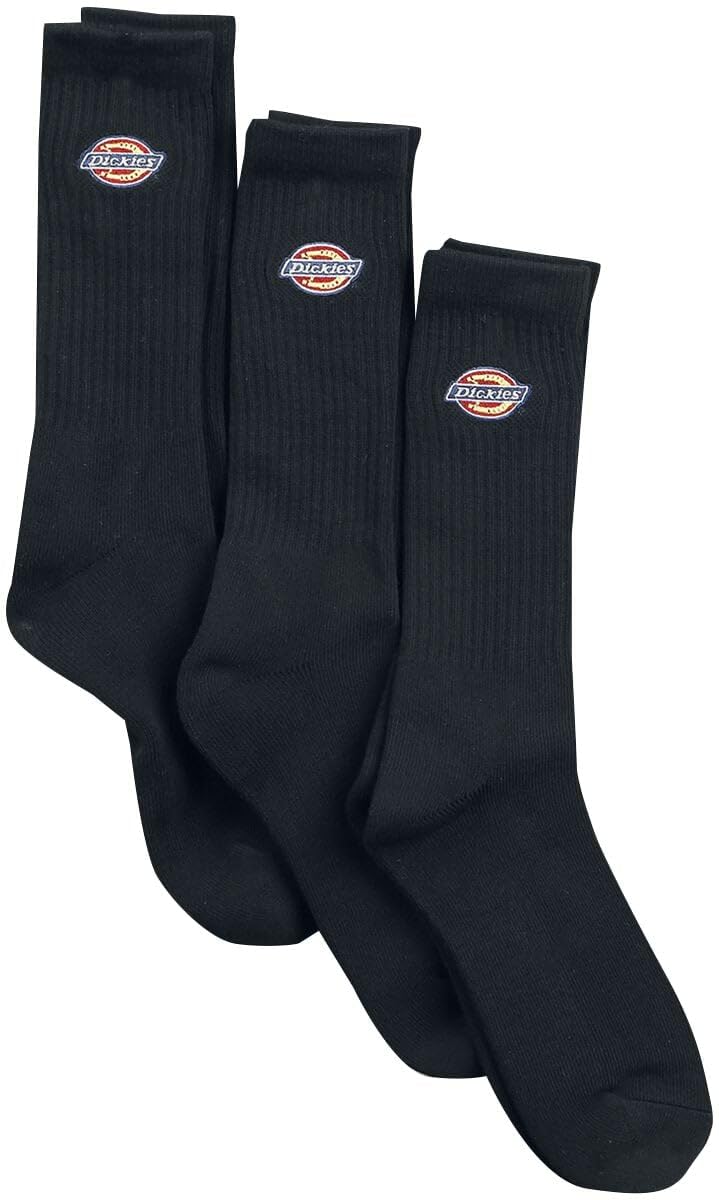 Dickies Men's Socks - Valley Grove - Black - Size 10-12