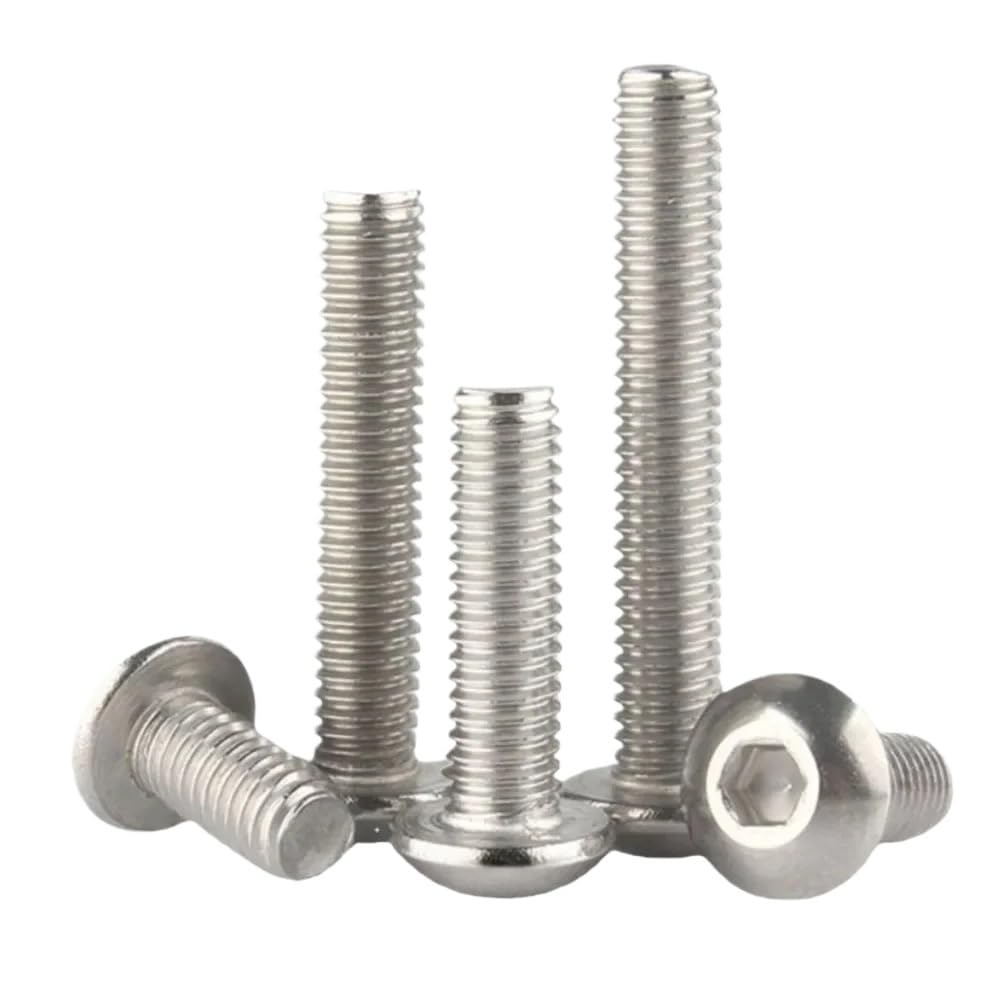 Viti Bulloni, Viti a esagono Incassato in Acciaio Inossidabile 304 Grigio Argento M2-M6 4-50 mm Confezione da 10/50(M3 X 50pieces,45mm)
