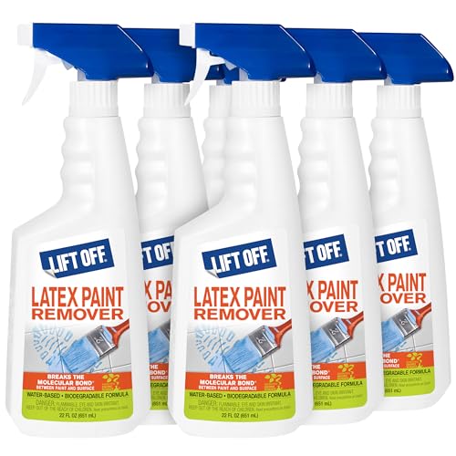 Motsenbocker’s Lift Off 41301-6PK Latex Paint Remover Spray – Safely Removes Latex Paint,...