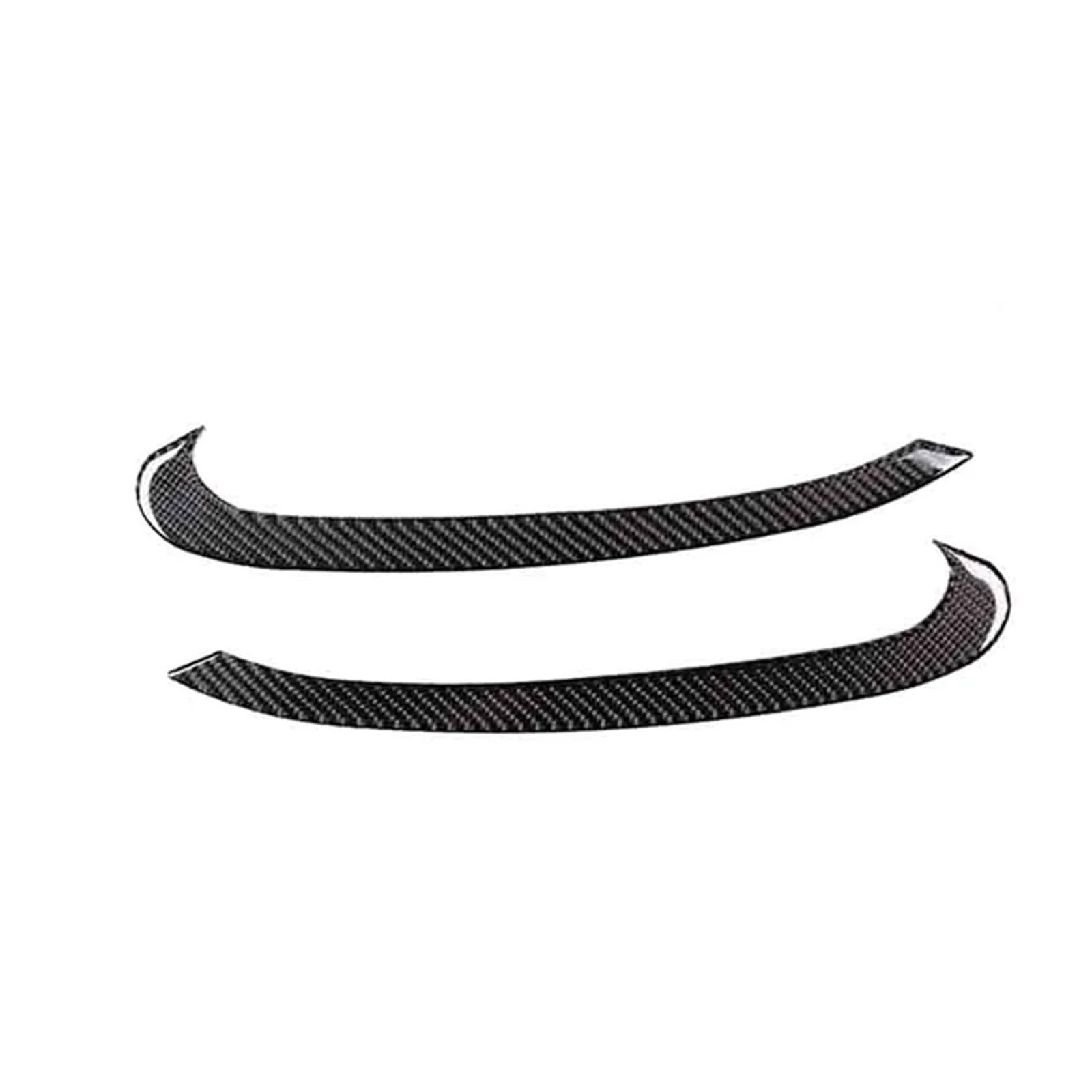 LUOWEINA Car Headlights Eyebrows Stickers,Fit for Chevrolet,Corvette C7 2014-2019 Carbon Fiber Eyelids Cover Eyelash Head Light car Eyebrow Decoration
