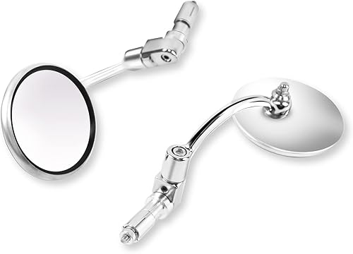 Aftermarket Classic Motocicleta Bar End Mirror Chrome Para Vintage Moto Cafe Racer