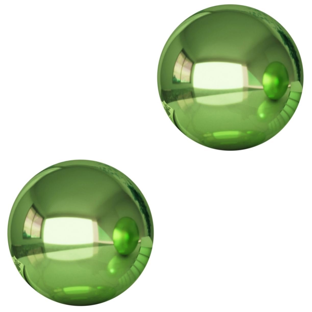 BESPORTBLE 2pezzi Sfera Riflettente Colorata Acciaio Inossidabile Per Decorazioni Da Giardino e Interni Globo Decorativo Per Atmosfere Rilassanti e Sorprese Uniche