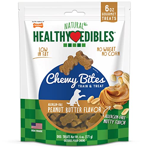 Nylabone Healthy Edibles Chewy Bites Dog Training Treats Peanut Butter 6 Oz. #TOP15