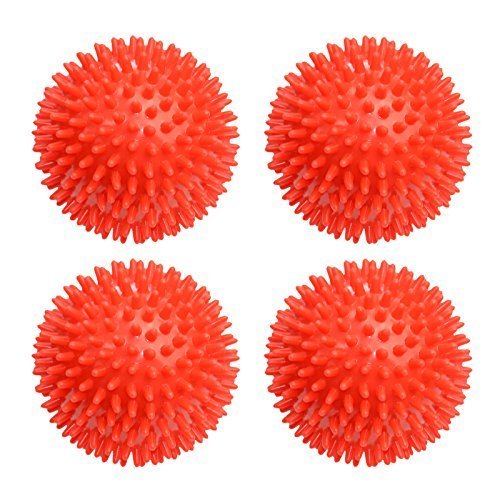 Balle fitness enjoyFit igelball lot de 5 balles de 9 cm-rouge