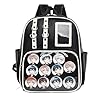 Ita Bag Backpack for Girls with Pin Display Insert - Y2K Anime Cosplay Backpack for School (Black)
