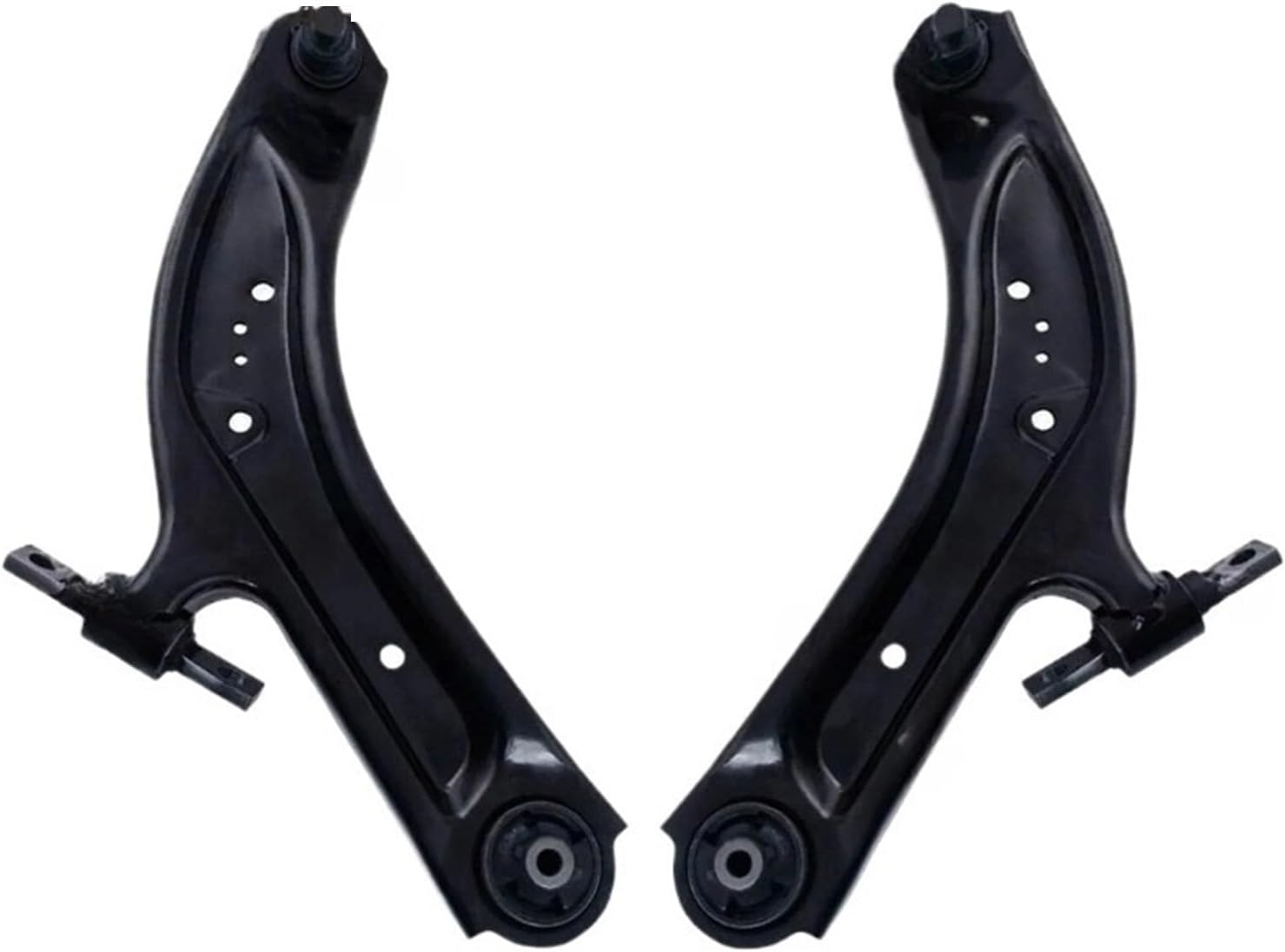 2017 Nissan Qashqai Front Driver Side Lower Control Arm w/Ball Joint - Detroit Axle 4ピースキットフロントサスペンションペアロアコントロールアームボールジョイントアセンブリスウェイバーリンク、日産ローグ2014～20