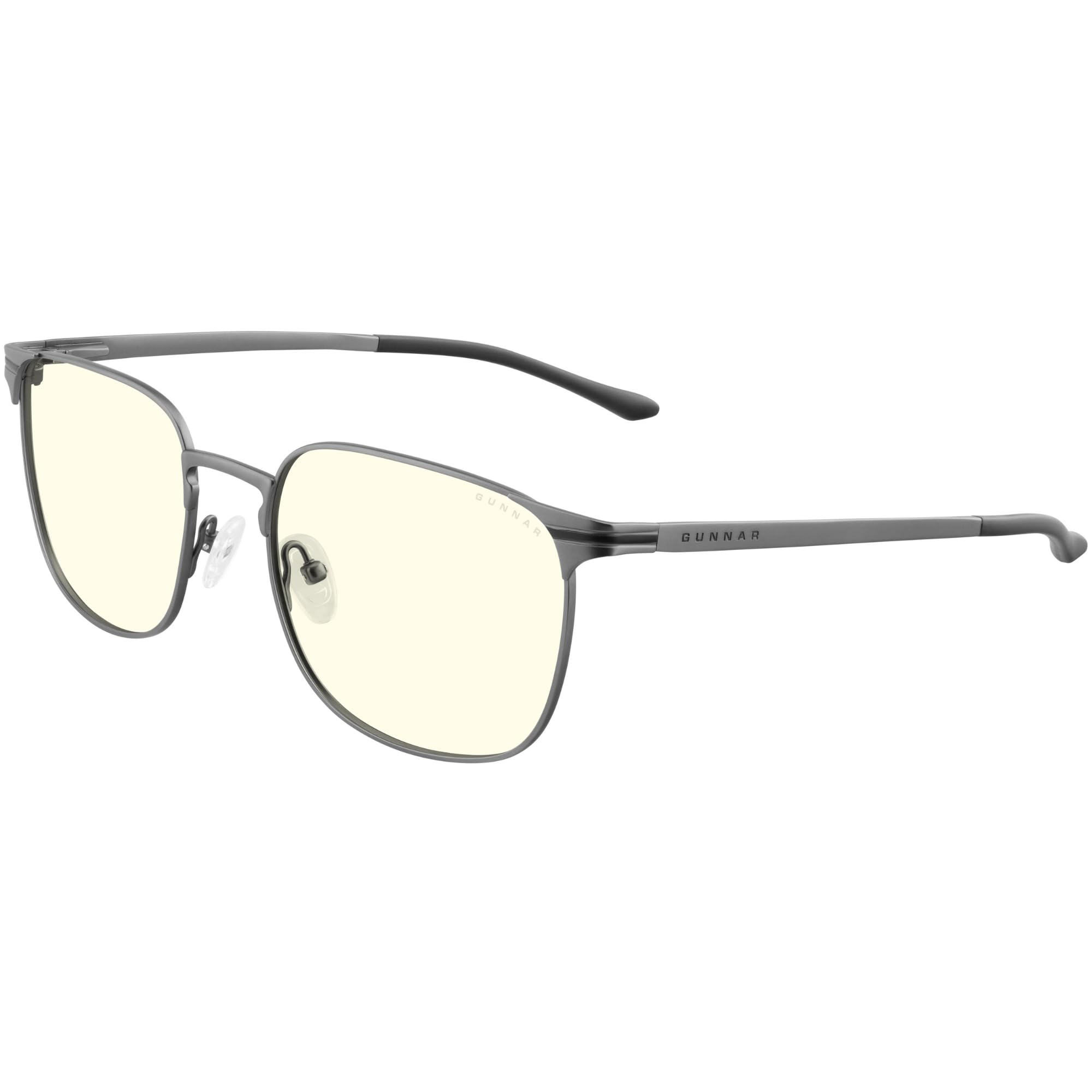 GUNNAR Okulary tytanowe z filtrem światła niebieskiego - Monterey | Okulary PC/gaming - Monterey Titanium - Filtr światła niebieskiego - Opatentowana technologia od 2002 roku