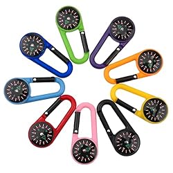MenYiYDS 9 Pcs Mini plástico de montañismo Tuck Gu...: 🧭[Llavero Brújula] - El paquete incluye 9pcs llaveros brújula en 9 colores, un montón de cantidad, lo suficientemente fuerte para el uso diario y el reemplazo. Llavero de montañismo de brújula. 🧭[Mini Brújula] - La brújula es 69*30*10mm, pequeño y li...