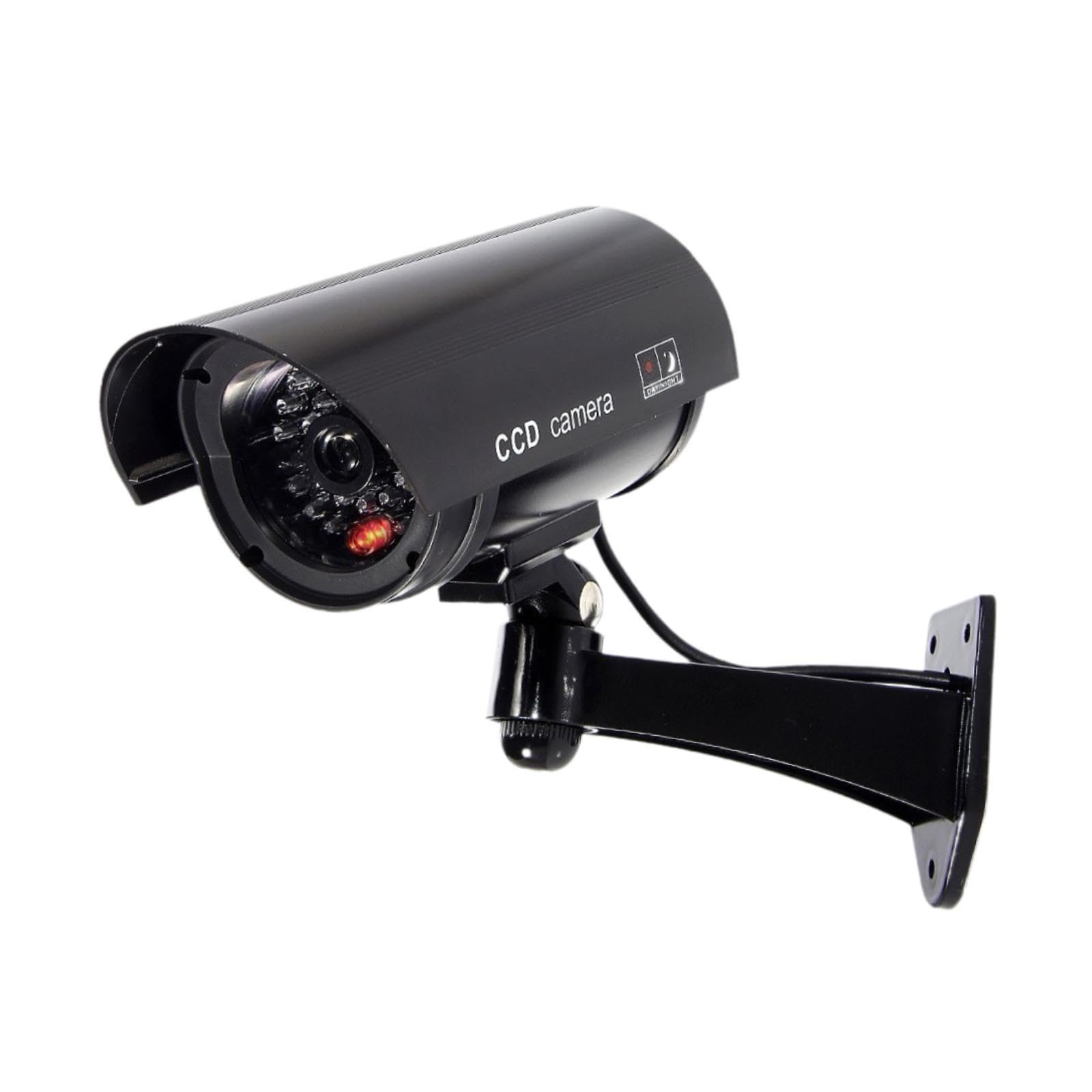 CLUB BOLLYWOOD®Dummy Security Camera with Flashing LED Light Waterproof Dummy Surveillance Black|Consumer Electronics | Home Surveillance | Dummy Cameras|1 Fake Security Camera-image-40