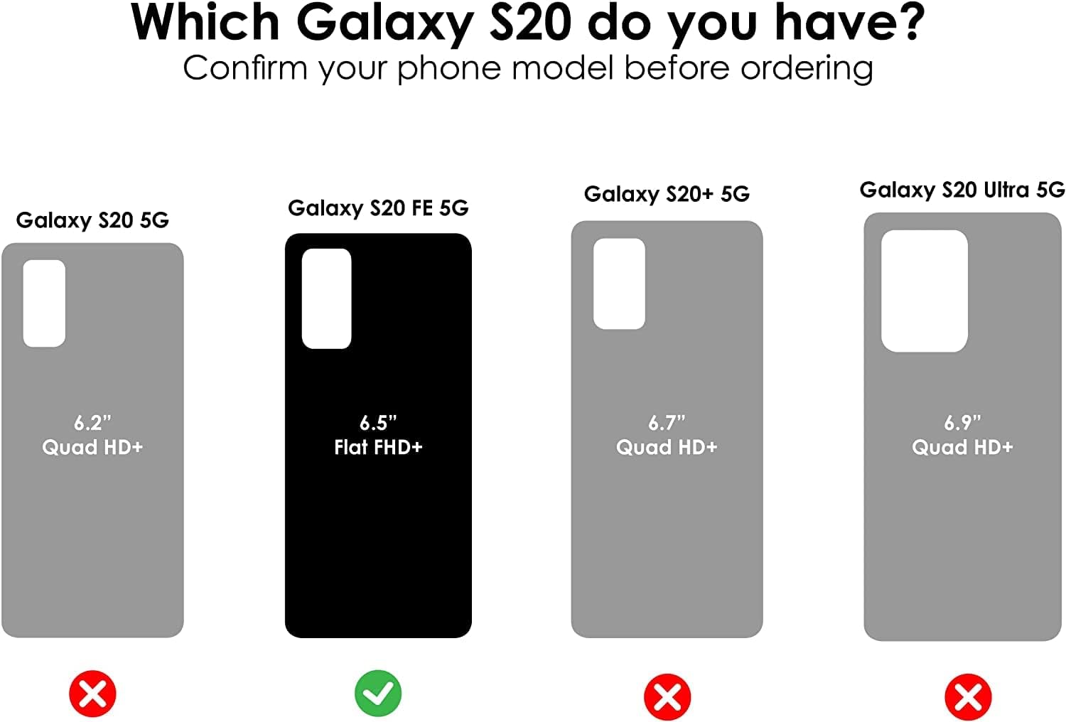 OtterBox Defender Series Screenless Edition Case for Samsung Galaxy S20 FE 5G (Only) - Case Only - Non-Retail Packaging - Black