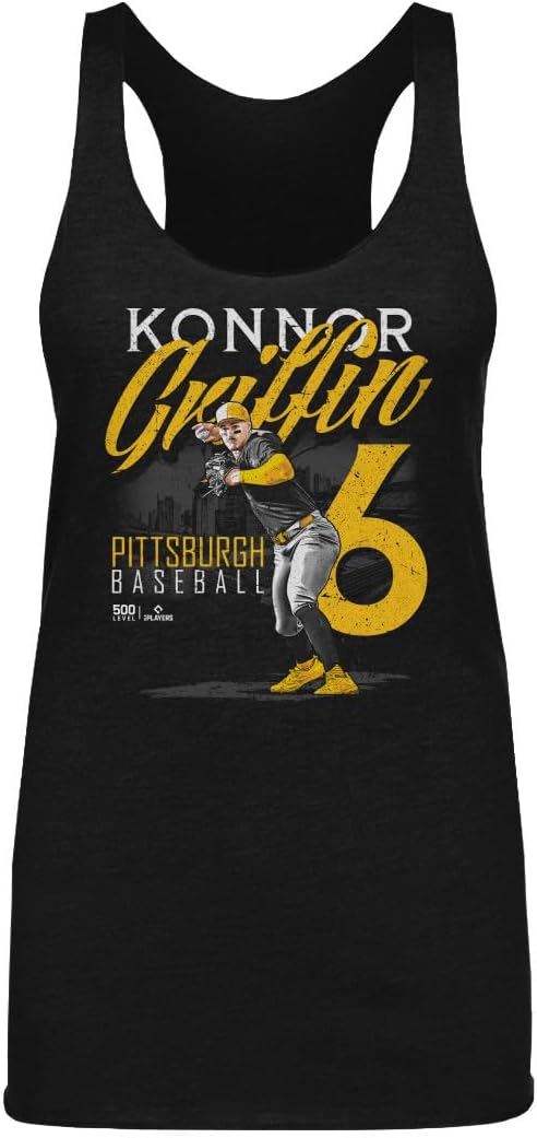 500 LEVEL Konnor Griffin Pittsburgh Player Name Women's Tank Top