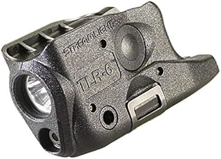 Streamlight 69272 TLR-6 100-Lumen Pistol Light with Integrated Red Aiming Laser Designed Exclusively and Solely for Glock 23 (Gen 2)/26/27/28/33/39, Black