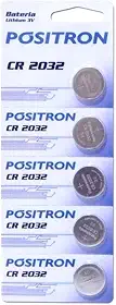 Bateria Cr2032 Pósitron Para Controles de Alarmes