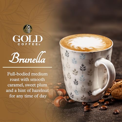 Gold Coffee Bundle Velara, Brunella & Lunesa, Light, Medium & Dark Roast, Whole Bean miniatura 7