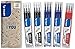 Pilot - Lot de 5 sets de 3 Recharges FriXion Ball - 2 Noirs, 2 Bleus, 1 Rouge - Pointe Moyenne