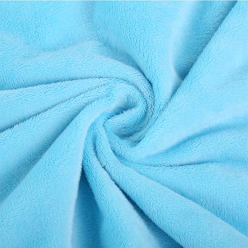 Hggzeg Super Soft Long Shaggy Throw Blanket, Elegant Cozy Faux Fur Decorative Throw Blanket for Couch Chair & Bed (Blue, 160 x 200cm) - Image 3