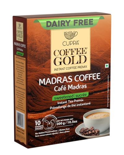 Mezcla instantánea de café Madras sin lácteos 10 unidades miniatura 1