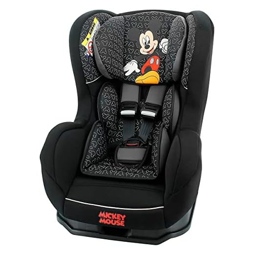 Cadeira para Auto Disney Primo Mickey Mouse Vite, Disney, Preto, 0 a 25 kg