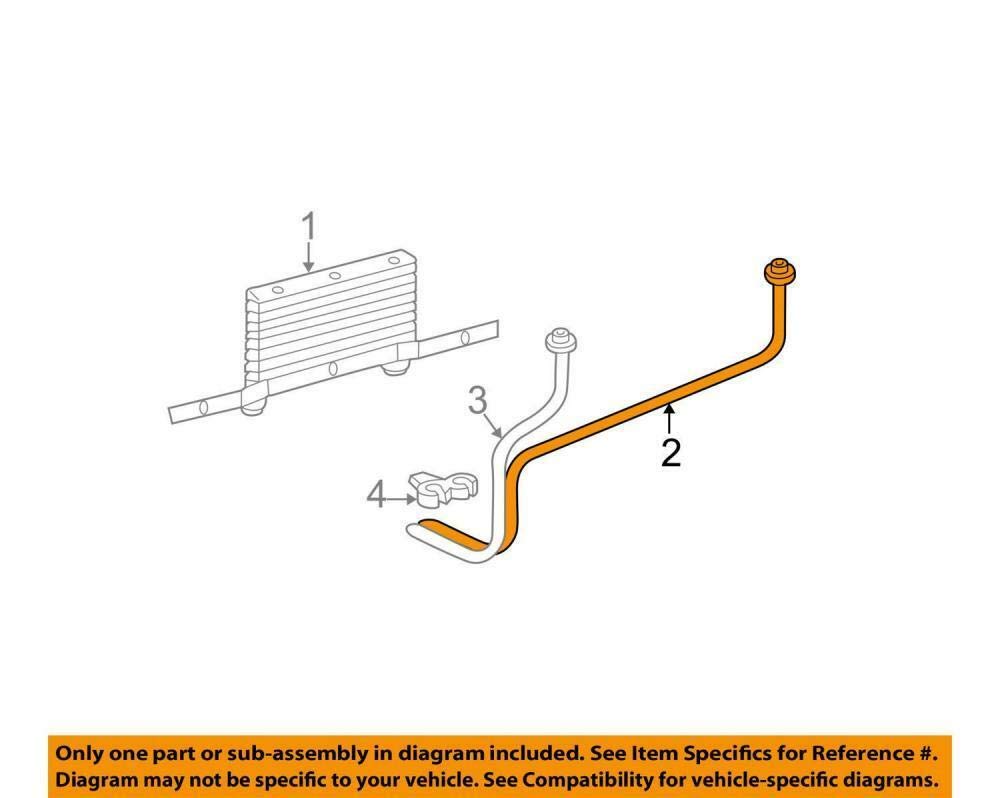 Amazon.com: GM Genuine 15809053 Transmission Fluid Cooler Pipe 