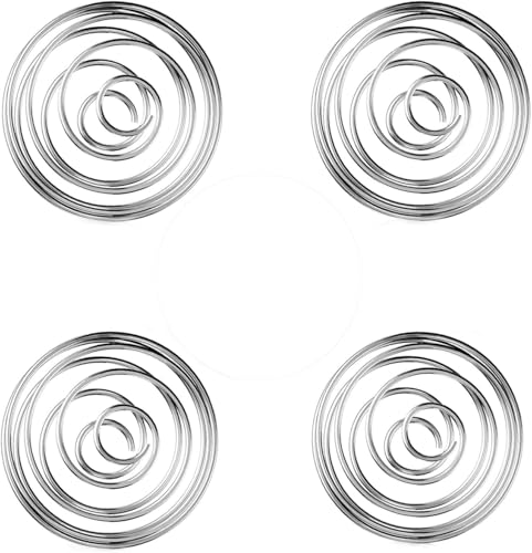 midgreyeye Pack of 4 Large Stainless Steel Shaker Ball Shaker Ball Protein Shake Protein Mixer Sports Fitness Protein for Protein Blended Drinks Suitable for Large Kettles (5.5 x 5 cm)