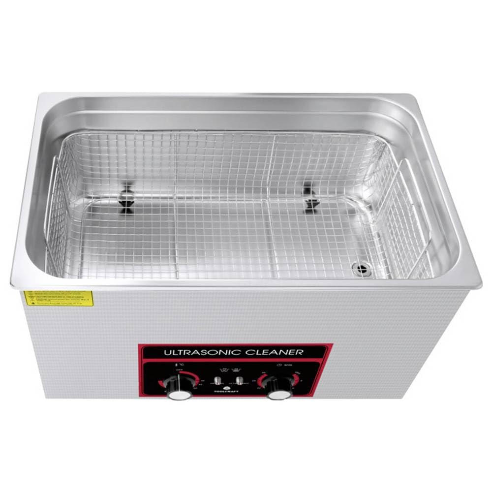 Toolcraft USC-3000 Ultraschallreiniger Bürobedarf, Schmuck, Werkstatt 600 W 30 l mit Heizung, mit Reinigungskorb