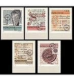 Goldhahn Markenqualität Goldhahn Färöer Nr. 65-69 auf Maximum-Karten Briefmarken für Sammler