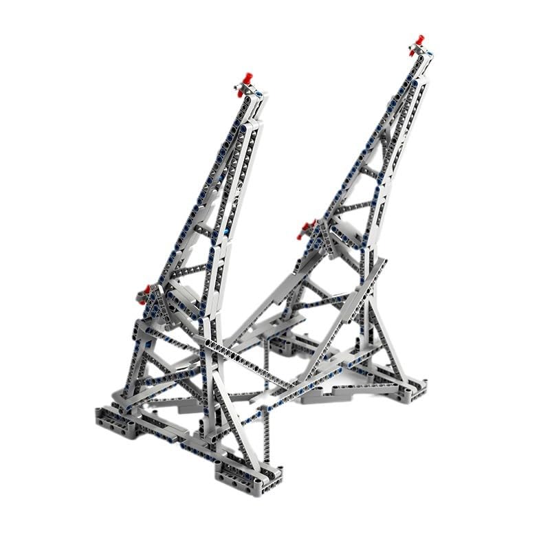 highdar Millennium Falcon Vertical Display Stand for 75192 Star Wars, DIY Display Bracket Building Set, silver