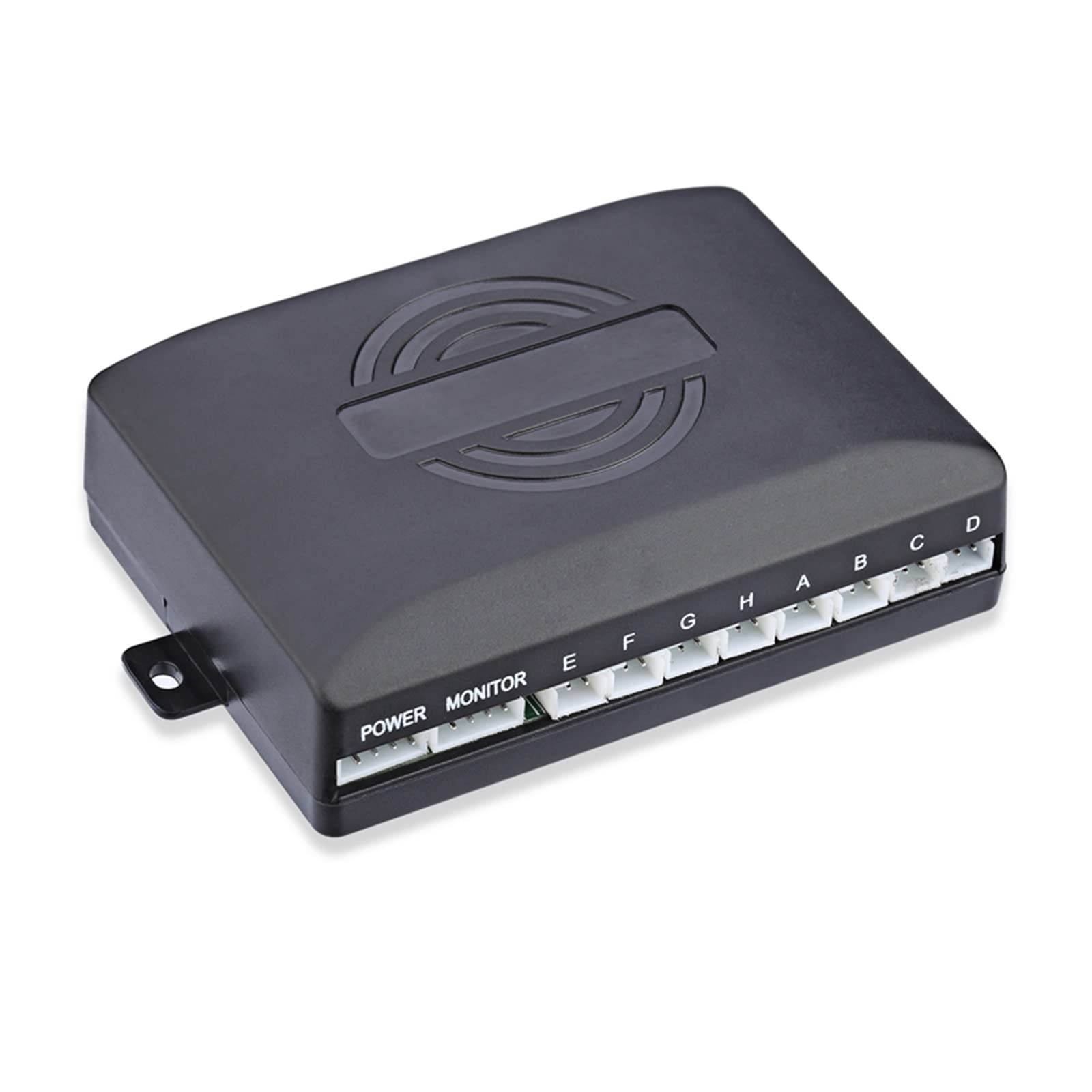 Zestaw Czujników Parkowania Samochodu LED Z 8 Czujnikami Podświetlany Wyświetlacz System Detektora Radaru Cofania 12V(Black)