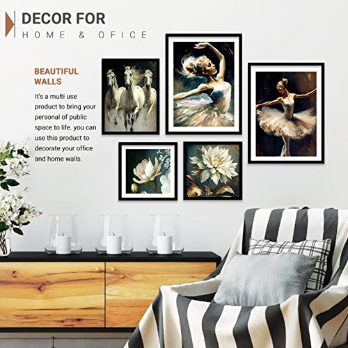 Image of kotart Modern Art Wall Painting Home Decoration With Frame For Living Room Bed Room Hotel Wall Decor Digital Reprint (Art 6, 13W X 17L INCH)