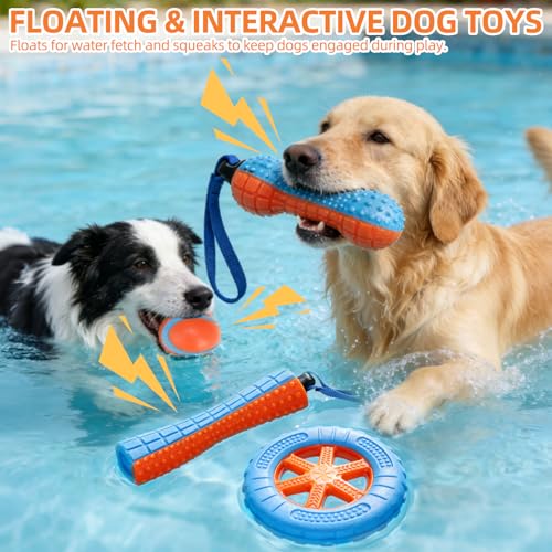 PUPTECK 4 Pack Juguetes Flotantes para Perro miniatura 5