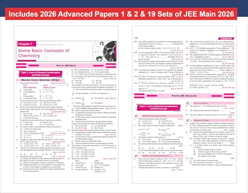 Image of Disha Errorless 49 Years JEE Advanced (1978 - 2026) & 25 Year JEE Main (2002 - 2026) CHEMISTRY Chapter-wise & Topic-wise PYQs Book 22nd Edition | Solved Papers Question Bank in NCERT Flow for JEE 2026