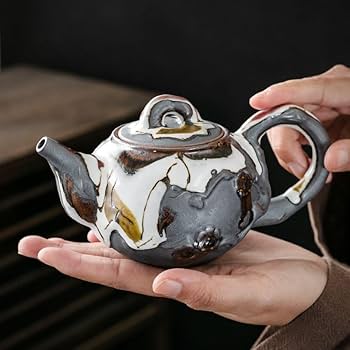 六古窯 常滑 四耳壷 茶壷 茶道具 高25cm(LC644) 六古窯 常滑 四耳壷 茶壷 茶道具 高25cm(LC644)