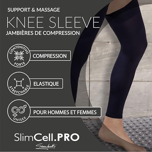 Genouillère de compression pour running, cyclisme et fitness SLIMCELL PRO - 2