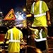 SAFIELD Hi Vis Safety Shirts for Men Reflective,High VisibilityYellow Construction Work T-shirt Short Sleeve 3 and 5 Pack
