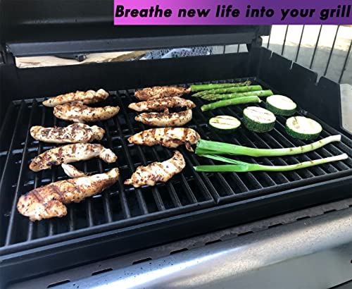 Uniflasy 15 Inch Cast Iron Grill Cooking Grid Grate For Weber Old Spirit 200 Series, Spirit E/S 200 & 210 With Side Control Panel, Spirit 500, Genesis Silver A, For Weber 7522 7523 7521 65904 65905 #TOP4