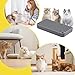 Litter Box Step - 32x16x4cm Cat LitterRamp for Cat Litter Boxes, Non-Slip Trapper with Filter Function, Easy Cleaning, Waterproof Kitten Toilet Front Stool, Pet Accessories, for Small&Senior Cats