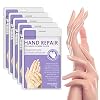 Hand Mask 5 Pairs, Hand Mask Moisturizing Gloves for Dry Hand Spa Mask Contain Natural Plant Extracts + Vitamin C…