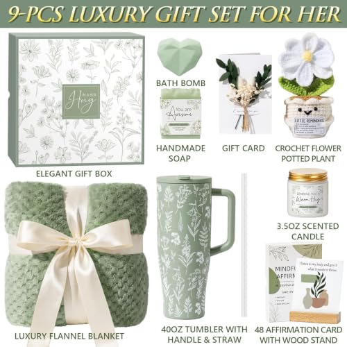 Birthday Gifts for Women - Get Well Soon Care Package Self Care Gift Basket - Image 3