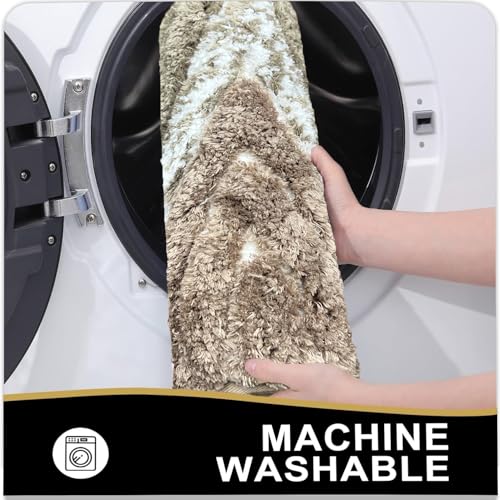 Image of Venice Soft Microfibre Solid Mat for Office /Floor /Home /Bathroom /Bedroom /Kitchen (40x60 cm) 2000 GSM Super Absorbent Anti-Skid Bath Mats (Pack of 1) Beige
